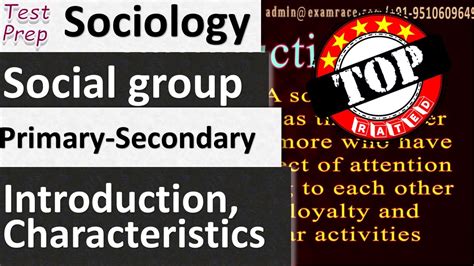 Social Group Introduction Meaning And Characteristics Of Primary