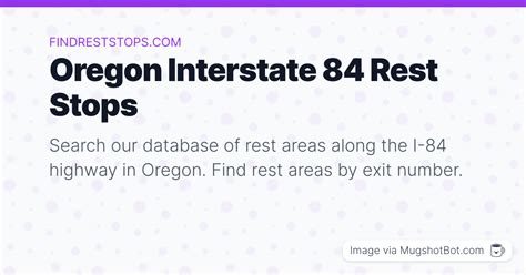 I 84 Rest Stops Oregon