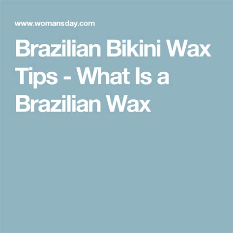 Waxing 101 Tips And Tricks For Beginners Brazilian Bikini Wax Waxing Tips Brazilian Waxing