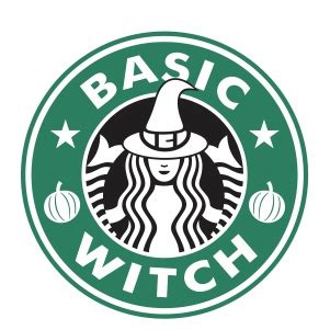 Starbucks Basic Witch Logo SVG | Starbucks Basic Witch | Starbucks | Starbucks Logo svg cut file ...