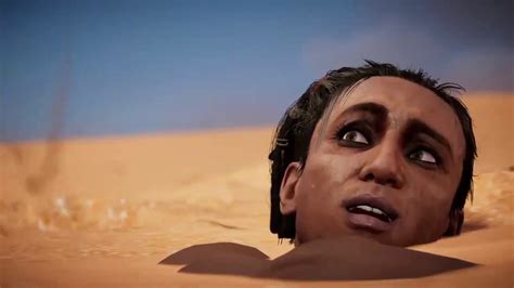 Assassin S Creed Origins How To Get Out Of The Sand Bayek Buried