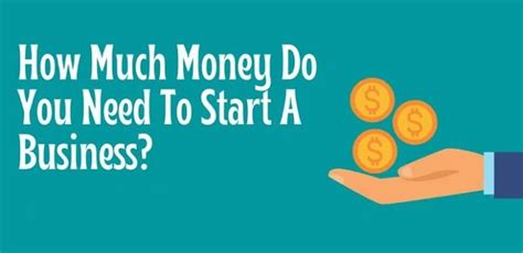 How Much Money Do You Need To Start A Business