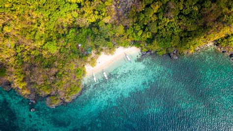 Tropical Beach Aerial View 4k Wallpapers Hd Wallpapers Id 30487