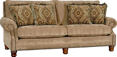 Mayo 5790 Traditional Sofa With Rolled Arms And Nailhead Trim Story