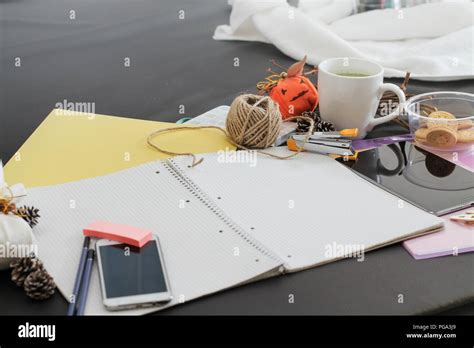 Messy Desk Hi Res Stock Photography And Images Alamy