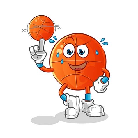 Premium Vector Cool Basketball Cartoon Character