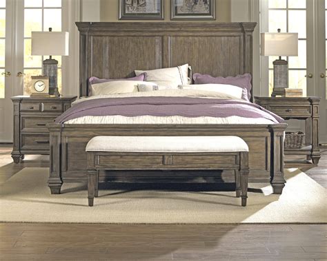 Antique reproduction design, 100% genuine mahogany wood. California King Panel Bedroom Set 6Pcs Mahogany GLNTM5230 ...
