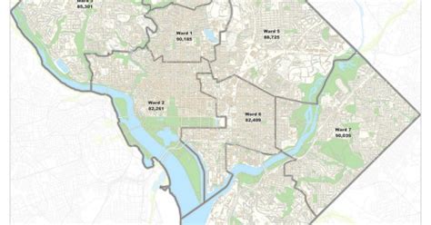 Navy Yard To Ward 8 Three Potential Maps Of New Dc Ward Boundaries