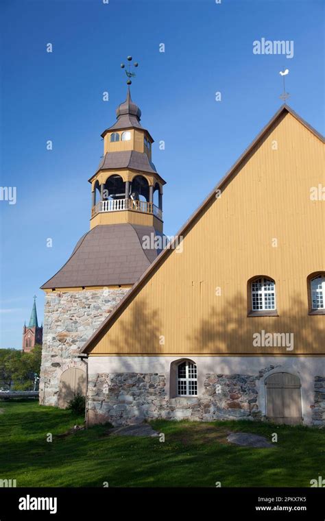 Finland Uusikaupunki Old Church Stock Photo Alamy