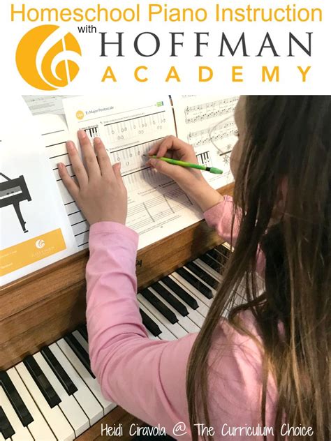Homeschool Piano Instruction With Hoffman Academy Homeschool Piano
