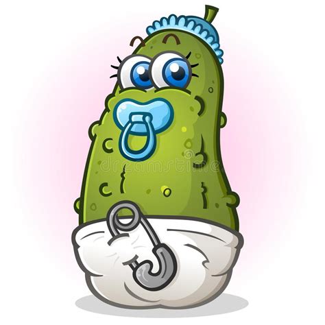 My channel is about learning draw or drawing tutorial. Baby Dill Pickle Cartoon Character Stock Vector ...