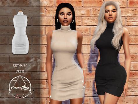 Bethany Dress By Camuflaje At Tsr Sims 4 Updates