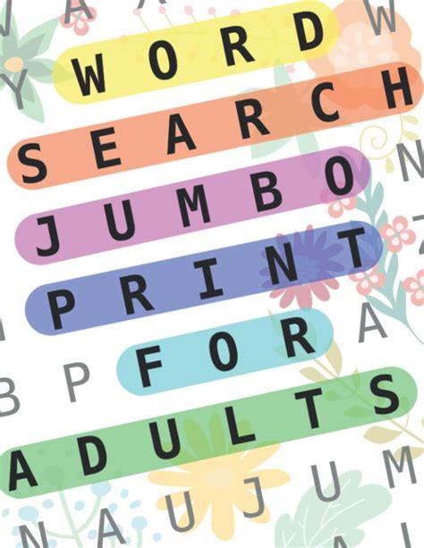 Jumbo Word Search Printable