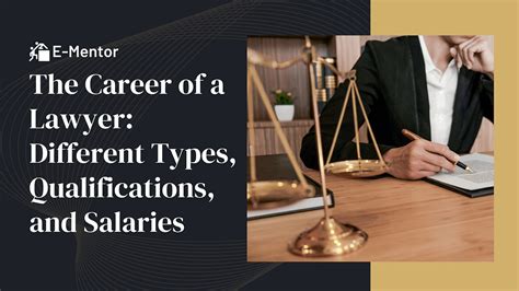 The Career Of A Lawyer Different Types Qualifications And Salaries