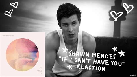 If I Cant Have You Song And Official Music Video Reaction Shawn