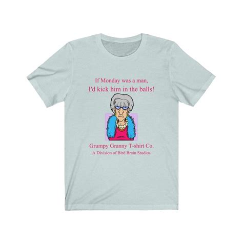 Grumpy Granny T Shirt Ladies Sarcastic Senior Tee Etsy