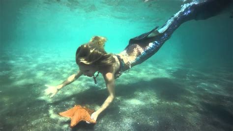 Trina The Mermaid Finds A Starfish Youtube
