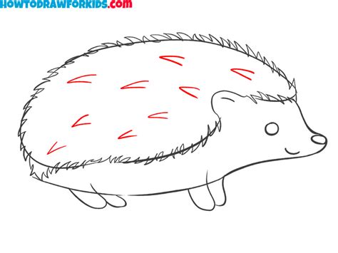 How To Draw A Hedgehog Easy Drawing Tutorial For Kids