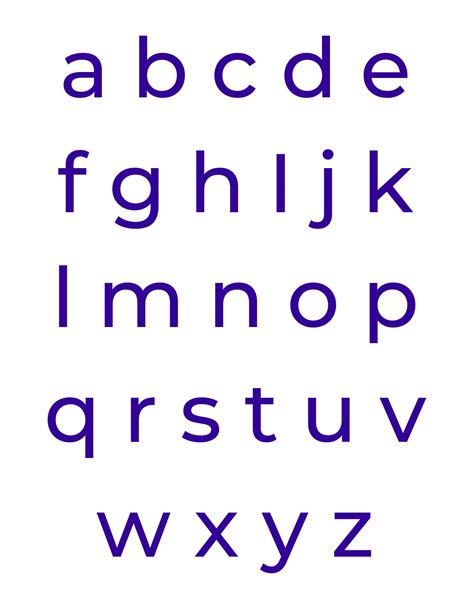 Alphabet With Pictures Printable