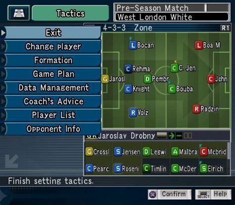 Pro Evolution Soccer Management Screenshots For Playstation 2 Mobygames