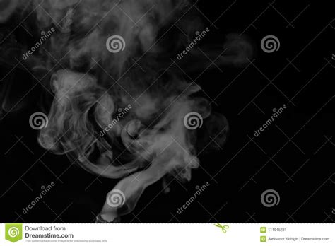 White Smoke On A Black Background Texture Of Smoke Clubs