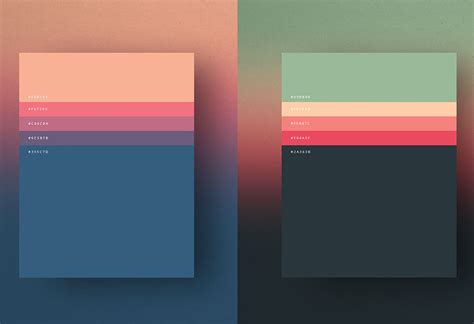 Generate nice color palettes, color gradients and much more! Minimalist Color Palettes by Duminda Perera