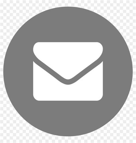 Email Button Grey Email Icon Png Free Transparent Png Clipart