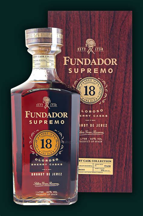 fundador supremo solera gran reserva 18 years 1 0 liter 102 00 € weinquelle lühmann