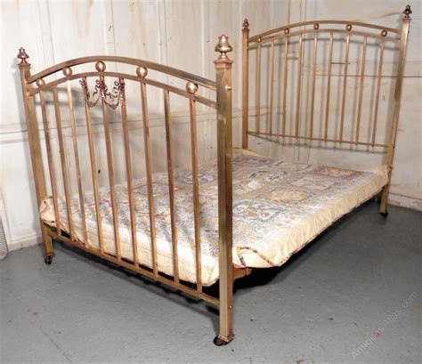 A Lovely Victorian Brass Double Bed Antiques Atlas