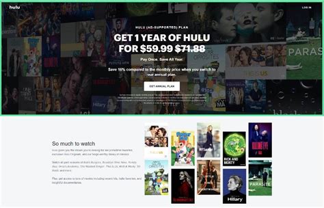 Hulu Now Offering Annual Subscription Savings Deal For Ad Based