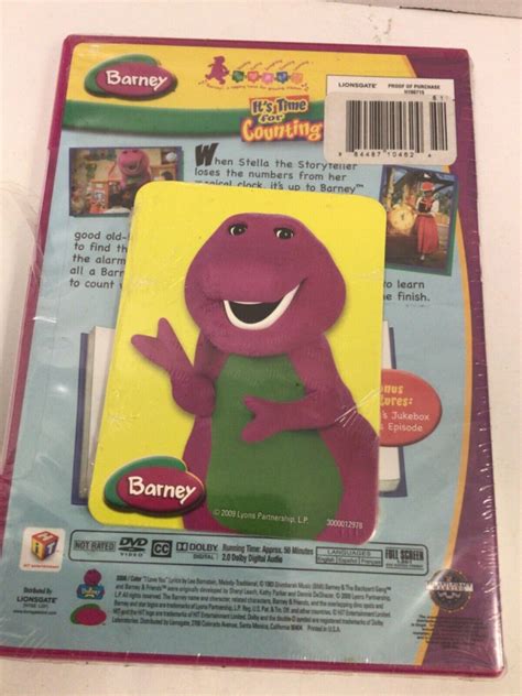 Barney Its Time For Counting Dvd Barneys Jukebox Bonus Episode
