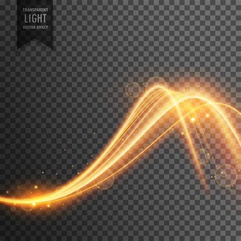 Free Vector Light Effect With Waves