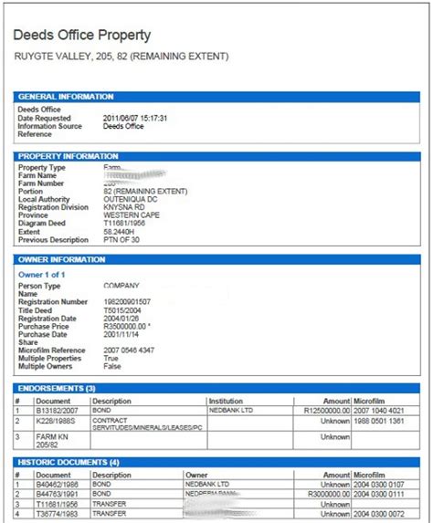 Detailed Cadastral Property Reports Tech4law