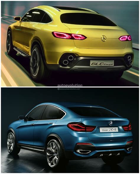 Mercedes Glc Coupe Vs Bmw X4 The Sports Activity Coupe Battle