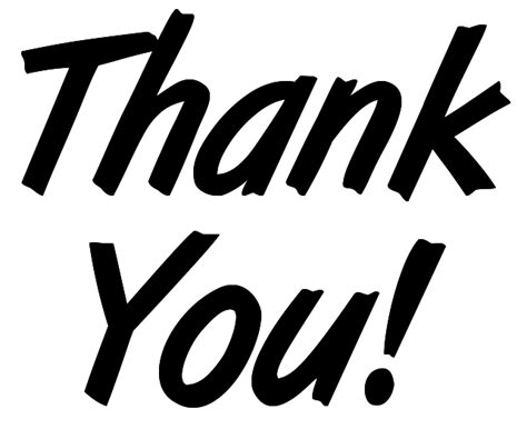 Thank You Transparent Background Thank You Image For Clip Art Library