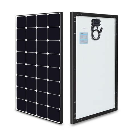 Renogy Eclipse 100 Watt 12 Volt Monocrystalline Solar Panel Walmart