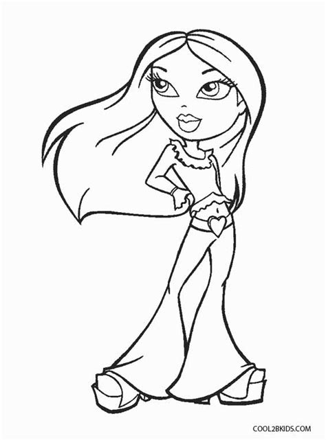 Free Printable Bratz Coloring Pages For Kids Cool2bkids