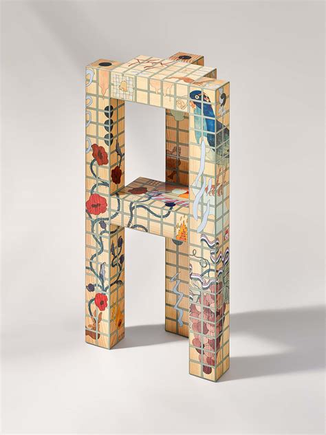 Laurids Gallée's 'Fever Dreams' furniture takes cues from marquetry and