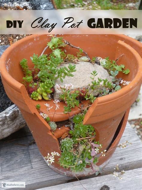 Diy Clay Pot Garden Make Your Own Fairy Garden