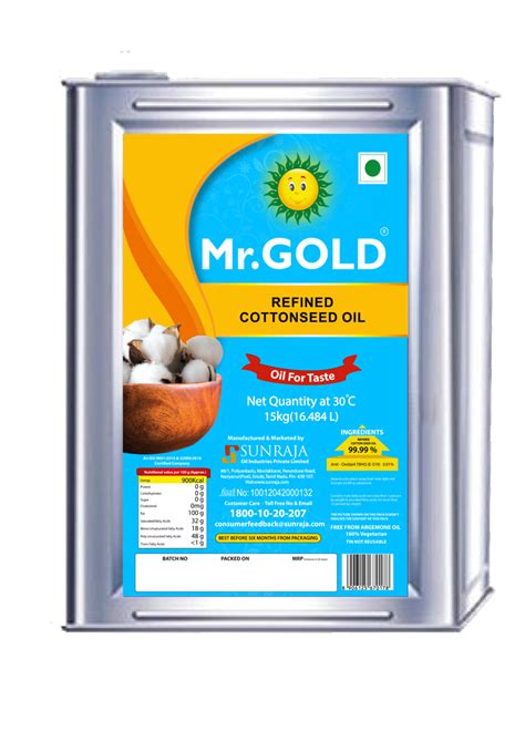 Mr Gold Refined Cottonseed Oil L At Best Price In Erode Id