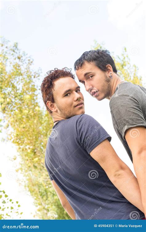 Gay Couple Stock Image Image Of Togetherness Looking 45904351