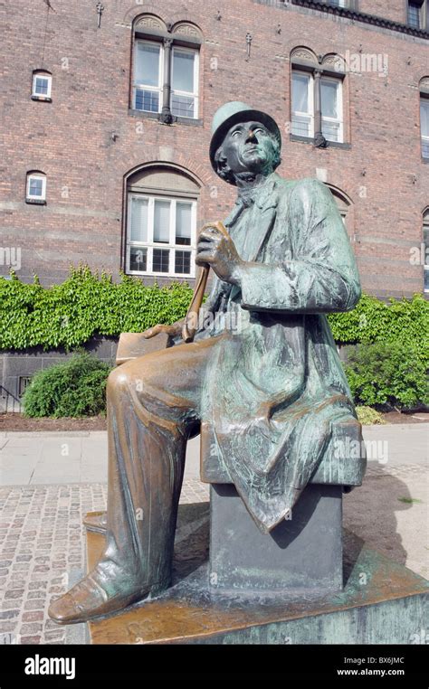 Hans Christian Andersen Statue Copenhagen Denmark Scandinavia