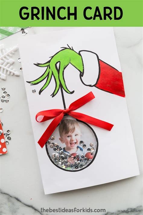 Grinch Christmas Card Make This Cute Grinch Christmas Card With Free