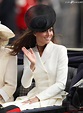La princesse Catherine Middleton lors du Trooping the Colour ...