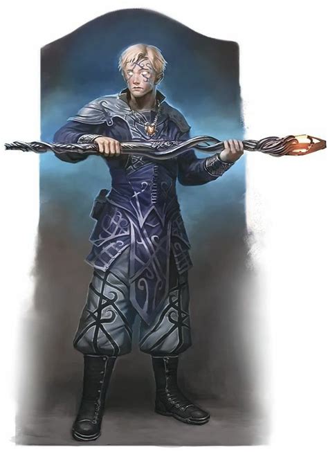 M Human Sorcerer Druid Warlock Character Portraits