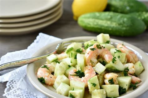 Shrimp And Cucumber Salad