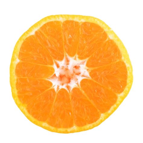 Free Photo Slice Of Fresh Orange Isolated