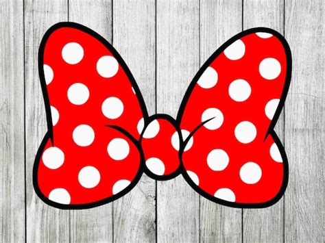 Free 109 Minnie Mouse Bow Free Svg SVG PNG EPS DXF File