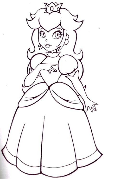 Free printable princess peach coloring pages. Free Princess Peach Coloring Pages For Kids