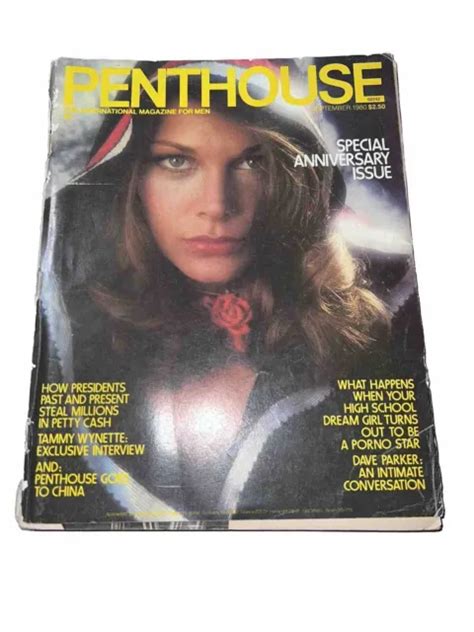 Vintage Penthouse Magazine September Sept Anniversary Issue Free